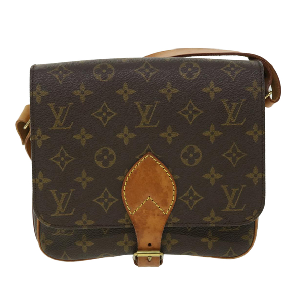 LOUIS VUITTON Monogram Cartouchiere MM Shoulder Bag M51253 LV Auth 51166 - Picture 2 of 16